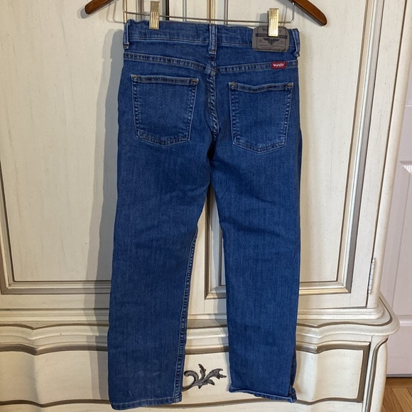 Wrangler Boys 10 Regular Medium Wash Classic Straight Leg Adjustable Waist Jean - Picture 2 of 3
